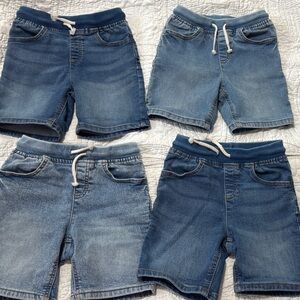 Okie Dokie Blue Denim Kids Shorts Set
